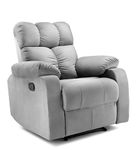 Little NAP Recliner Sofa | 1 Seater | 1 Year Warranty | Recliner Chair | 1 Seater Sofa Chair | Recliner, 1 Seater Helios Single Seater Manual Recliner for Living Room (Grey,DIY)