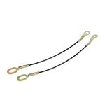 X AUTOHAUX 2x Tailgate Wire Cable Strap Lift Support Cable for F ord for M azda