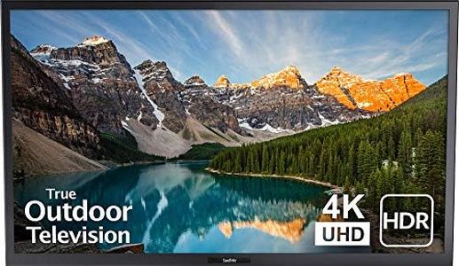 SunBrite Veranda 2 Series 43-inch Full Shade Outdoor TV | 4K Ultra HD HDR LED Weatherproof Television - Direct Lit LED Screen with All-Weather Remote (SB-V-43-4KHDR-BL)