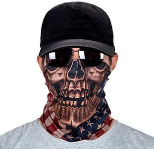 AltSkin Tubo Unisex Multi-Use Gaiter Mask - UV Protecting Face Bandanna - Scarf/Balaclava/Neck Guard for Outdoor Protection (American Flag 2)