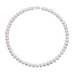 Pearl Necklace Freshwater Cultured Pearls 925 Sterling Silver Rose Clasp - VIKI LYNN