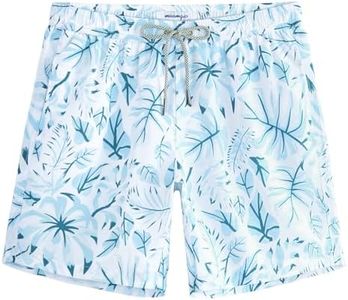 maamgic Mens Swim Trunks Quick Dry Mesh Linner with Pockets 7" Beach Shorts