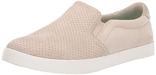 Dr. Scholl's Shoes Women's Madison Sneaker, Greige Microfiber Perforated, 7 UK