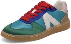 MIA Womens Vesta Lace Up Sneakers Shoes Casual - Blue, Green, Blue, Green, 6