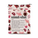 ENSIANTH Smut Slut Romance Book Lover Gift Spicy Romance Book Sleeve Smut Slut Bookish Gift Adult Literature Gift (CA Smut Slut BS)