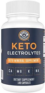 Keto Electrolyte Supplement, 180 Capsules. Electrolyte Pills for Ketogenic Diet. Magnesium, Potassium, Sodium, Calcium. Electrolytes Keto Tablets for Hydration Support* by Left Coast Performance