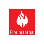 Fire Marshal Helmet Sticker (PACK OF 5) - S3012