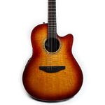 Ovation Celebrity Standard CS24P-FMYR-G Mid-Depth Acoustic-Electric Guitar - Flame Myrtle Wood