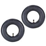 2.80/2.50-4 Inch Air Filled Inner Tube 2.80/2.50-4 Electric Wheelbarrow Tube with Bent Valve Stem (2 Pack) Replacement for The E300 Scooter (Versions 40+) Hand Truck Utility cart