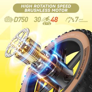 JANSNO X70 Adult E-Bike – Dual Battery, 120 Mile Range, 20x4.0 All-Terrain Tires