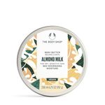 The Body Shop Almond Milk and Honey Soothing and Restoring Body Butter, 200 Ml - For Dry, Sensitive Skin | 96 Hr Moisture | Vegan