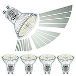 EACLL MR16 GU10 LED Bulb 5000K Daylight Dimmable Stepless and 3-Way Dimming Function 2-in-1, 7W Equivalent 75W, 25,000 Hours Lifetime, 750 Lumens 120 Degree Flood Beam No Flicker Spotlight, 4-Pack