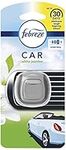 Febreze Car Clip Air Freshener, Odour Eliminator, White Jasmine, 6 Count