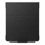 Kindle Scribe Leather Folio Cover with Magnetic Attach (only fits Kindle Scribe) - Black