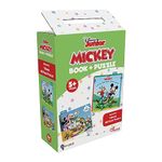 Disney Junior Mickey Book & Puzzles for Kids 5 Years and Above | Look Before You Leap | 1 Book & 48 Piece Puzzles