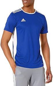 adidas Men's Entrada 18 Jersey, bold blue/white, Medium