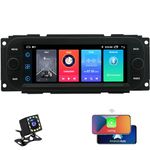 for Chrysler Dodge Jeep 2002 2003 2004 2005 Radio Upgrade,Android 13 Stereo Navigation System,6.8inch 4-core CPU,Carplay and Android Auto,Free Camera