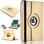 For iPad Mini 4 (2015) & iPad Mini 5 (2019) 360 Leather Rotate Stand Case Folio Cover (Gold)