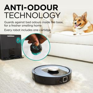 Shark PowerDetect Robot Vacuum – Black, Smart Sensor Cleaning