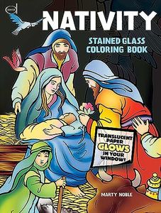 Nativity Stained Glass Coloring Book (Dover Christmas Coloring Books)