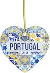 Portuguese Tiles Ceramic Ornament, 