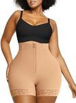 SHAPELLX Tummy Control Shapewear Faja Body Shaper Butt Lifting Shapewear Faja Shorts Shape Wear(Beige,6X-large)