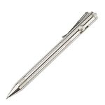 SMOOTHERPRO Bolt Action Pen Stainless Steel Pen with Decent Durable Stainless Steel Pen Clip Military Design for EDC Outdoor Office Tremor Parkinson Arthritic Signature (SST331)