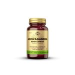 Solgar Ashwagandha Root Extract - Classified as an Adaptogen, Herbal Supplements - Ayurvedic Medicine - Vegan - 60 Vegetable Capsules, packaging may vary