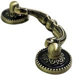 Techlife's Antique Finish Cabinet Door/Drawer Pull Handle Set of 4 (Brownish Yellow)