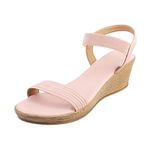 Mochi Womens Synthetic Pink Sandals (Size (6 UK (39 EU))