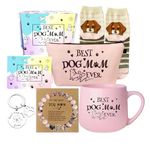 Dog Mom Gifts for Women, Dog Lovers Gifts for Women, Dog Themed Gift Basket, Dog Mom Mothers Day Birthday Gifts for Wife Grandma Sisters., Unique Gifts for Dog Lovers, Best Dog Mom Gifts