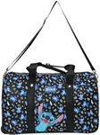 Bioworld Lilo & Stitch 17-Inch Wheeled Duffle Bag - Officially Licensed Travel Companion