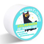 Polarduck Anti Cat Scratch Tape, 3 inches x 20 Yards Cat Training Tape, 100% Transparent Clear Double Sided Cat Scratch Deterrent Tape, Furniture Protector for Couch, Carpet, Doors, Pet & Kid Safe