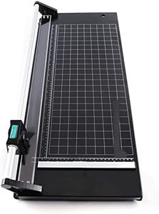 Manual Heavy Duty 36 Inch Rolling Cutter Precision Rotary Paper Trimmer for Photo Paper, Film, Art Paper Jam, Office Paper, Thin Plastic Soft Board, PVC,Cutting Table,Professional Rolling Trimmer