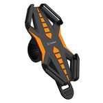 Bike Phone Mount, Universal Bicycle Holder Mount for Apple iPhone Xs/Max/Xr/X/8/8 Plus Samsung Note 9/8/5 Galaxy S9/S9 Plus/S8/S8 Plus/S7 Motorola Z3 Play/Moto G6/X4/Z2 Force/Z2 Play/Z Droid Orange