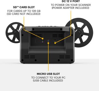 Kodak 8mm & Super 8 Film Digitizer – 5" Screen, Frame-by-Frame MP4 Converter