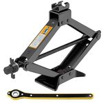 Harboan Jack for Car 3 Ton(6,613lbs),Scissor Lift/Floor Jacks with Saving Effort Ratchet Handle,Universal Car Emergency Tool for Auto/SUV/Mpv (Car Scissor Jack - Max 3 Ton (6,613lbs))