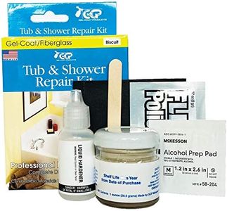 Gelcoat Products 58-204 Tub and Shower Repair Kit-Biscuit