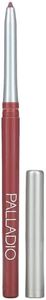 Palladio, Retractable Waterproof Lip Liner High Pigmented and Creamy Color Slim Twist Up Smudge Proof Formula with Long Lasting All Day Wear No Sharpener Required, Plum, 1 Count