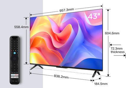 TCL 43" 4K Smart Fire TV – Ultra HD LED Display