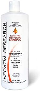 (Shampoo 1000ml) - Enjoy Luxury Sulphate Free Shampoo infused with Moroccan Argan Oil, 1 litre Bottle Made in USA By Keratin Research