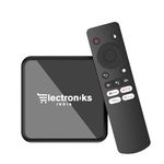 ElectroniksIndia X9 Turbo Android Mini PC with 4K UHD, 4GB RAM, 64GB Storage, WiFi 6 & Bluetooth 5.0, Android 12