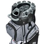 PGM Golf Cart Bag, 14-Way Divider Top with Silent Club Organization, Black, 38.98 inches