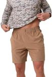 Burlebo Everyday Short - Desert Tan - Flying Ducks Green
