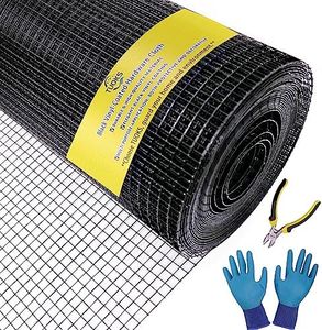 Black 1/2inch Hardware Cloth 48 in x100 ft 19G Chicken Wire Fencing