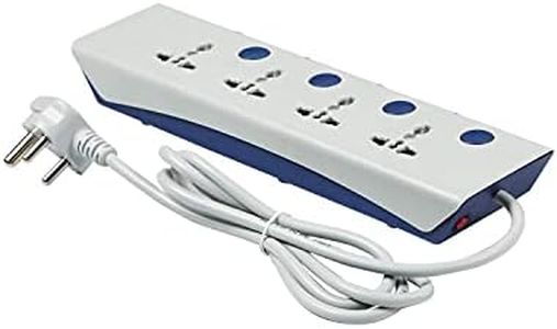 Havells Royalstar 4+4 spikeguard (2 mtr)-10A-USB 2.1A, White, AHNKOXB104