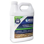 Eco Advance Exterior Wood Siloxane Odorless Spray-On Application Waterproofer, Waterproof Wood Sealer, Safe for Plants, Pets, and People, 1 Gallon