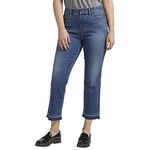 Jag Jeans Women's Valentina Pull-on Straight Crop Jean, Blue Luster, 8