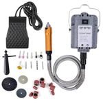 YUZINO 1000W Rotary Tool Flex Shaft Grinder, Flex Shaft Electric Hanging Grinder Carver, Multifunction 500-30000RPM Grinder Tool, Metalworking Jewelry Tool Repair Kit for Carving, Buffing, Sanding