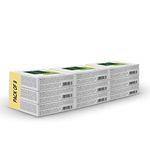 IHA Boroheal Foot Scrub Soap with Natural Loofah for Men Women - Herbal Dead Skin Remover Handmade Exfoliating Feet Scrub Loofah Soap, Repair Dry Cracked Heels, Vegan Foot Wash Bar with Fibres - 75g x 9